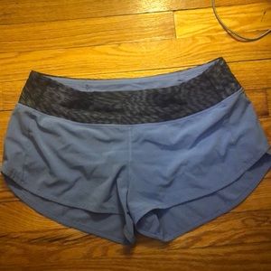 Lululemon speed shorts size 8